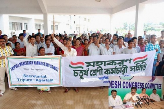 Employees’ body opposes Tripura Govt.’s direct recruitment decision at state secretariat, Congress calls to withdraw cabinet nod Employees’ body opposes Tripura Govt.’s direct recruitment decision at state secretariat, Congress calls to withdraw cabinet nod